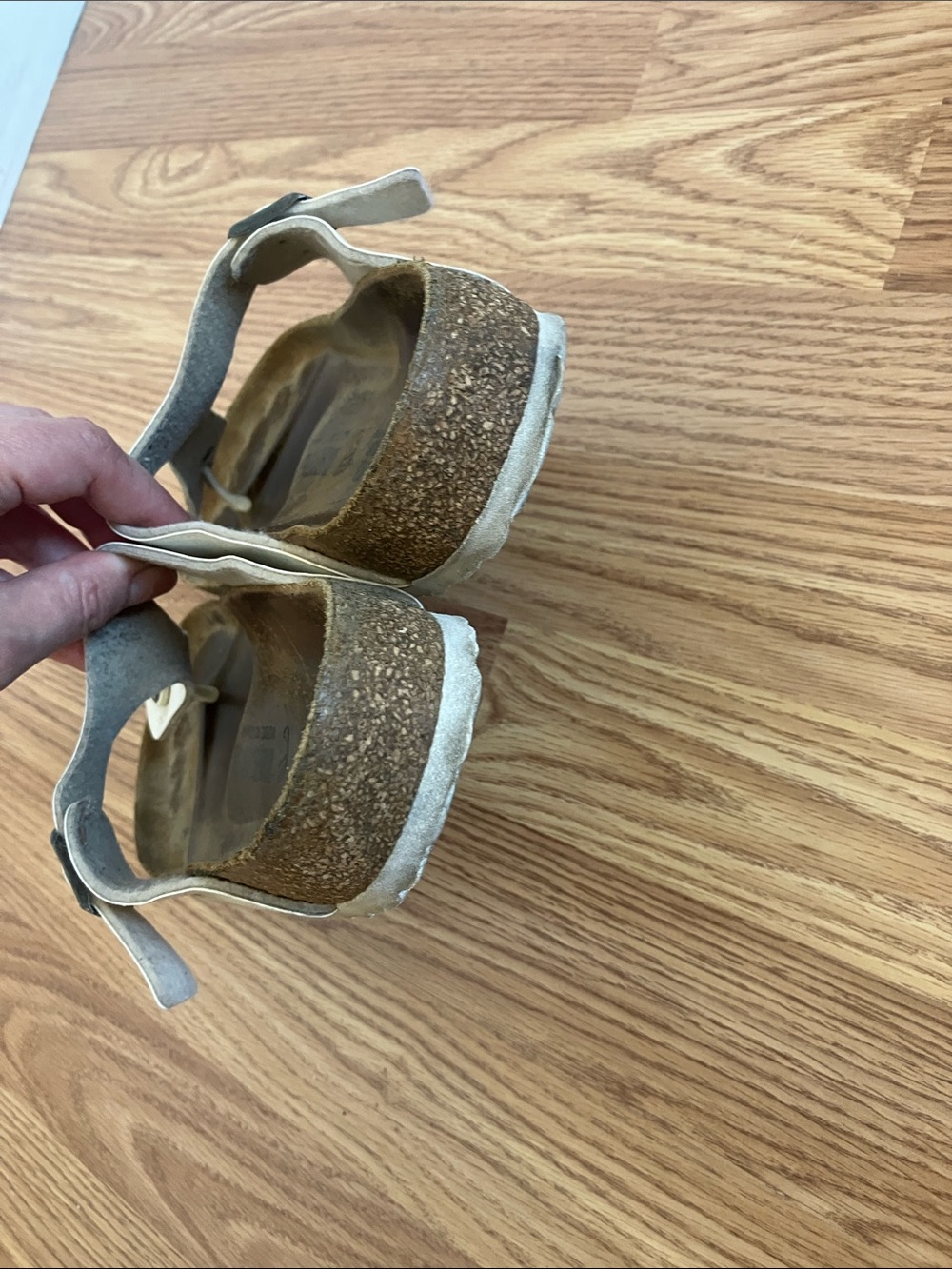 Birkenstock Gizeh Sandal – Birko-Flor Graceful Pearl White Size 40 9 - Picture 6 of 9